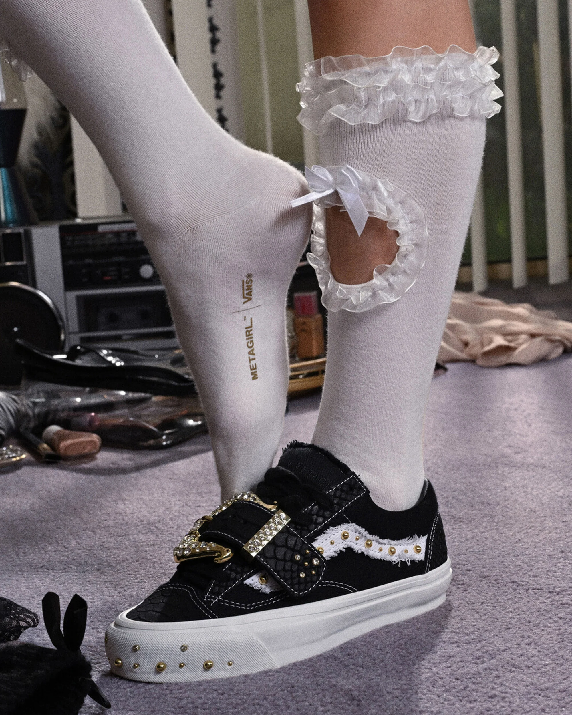 Exklusiva sneakers och dammode